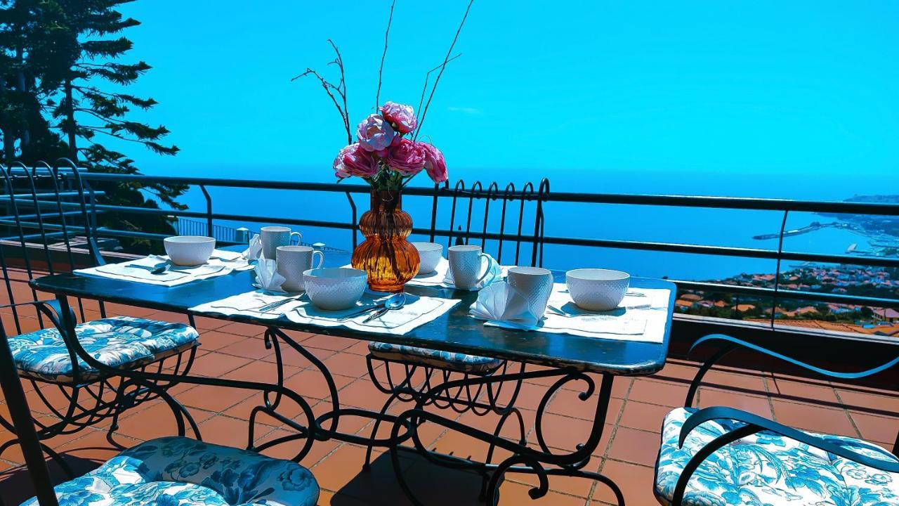 Casa Gina, With Views To Funchal Bay Villa Bagian luar foto